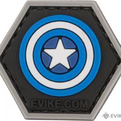 PVC Comic Captain US Bouclier - Bleu - Evike/Hex Patch