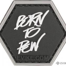 PVC "Born To Pew" - Noir - Evike/Hex Patch