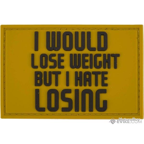 Patch PVC 2"x3" "Hate Losing Weight" - Evike