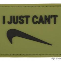 Patch PVC 2"x3" Nike "I Just Can't" - Evike