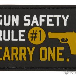 Patch PVC 2"x3" "Gun Safety Carry" - Evike