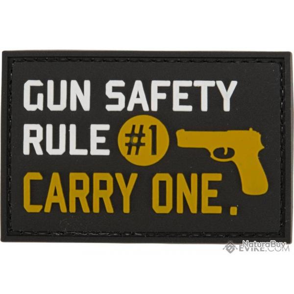 Patch PVC 2"x3" "Gun Safety Carry" - Evike