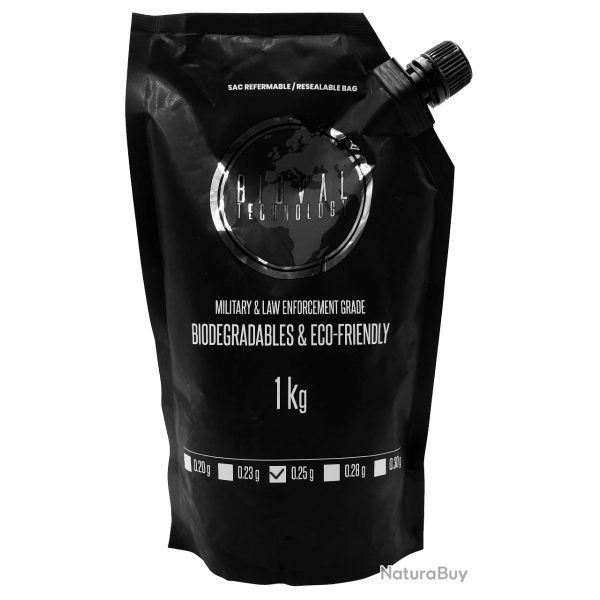 Sachet de billes BIO 0,25g - Blanc - Bioval