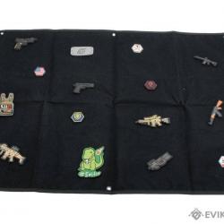 Moyen panneau d'exposition scratch pour patchs - Noir - Evike