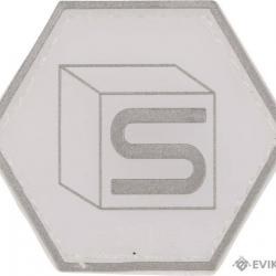 PVC Industry Salient Arms International - Blanc - Evike/Hex Patch
