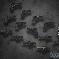 Patch PVC Miniaturized SAI GRY Carbine - EMG