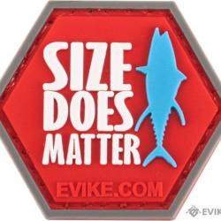 PVC Pêche "Size Does Matter" - Evike/Hex Patch