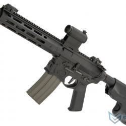 Sharps Bros. M4 "Warthog" SBR 10" AEG avec poignée moteur Slim Super High Torque - Noir - EMG/Ares