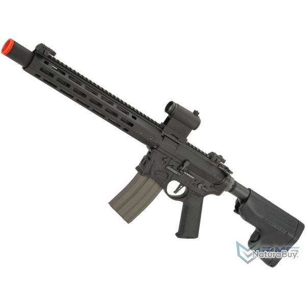 Sharps Bros. M4 "Warthog" Carbine 15" AEG avec poigne moteur Slim Super High Torque - Noir - EMG/Ar