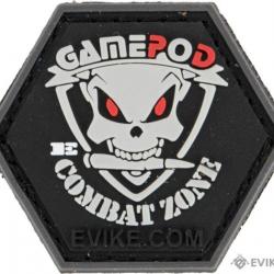PVC "GamePOlive Drab Combat Zone Skull" - Evike/Hex Patch