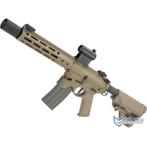 Sharps Bros. M4 "Overthrow" SBR 12" AEG avec poigne moteur Slim - Olive Drab - EMG/Ares