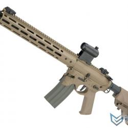 Sharps Bros. M4 "Overthrow" RECCE 16" AEG avec poignée moteur Slim - Olive Drab - EMG/Ares