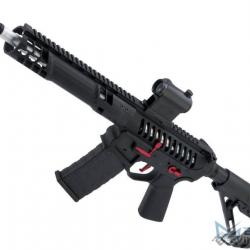 F-1 Firearms SBR AEG (eSilverEdge/RS3/350fps) - Noir & Rouge - EMG