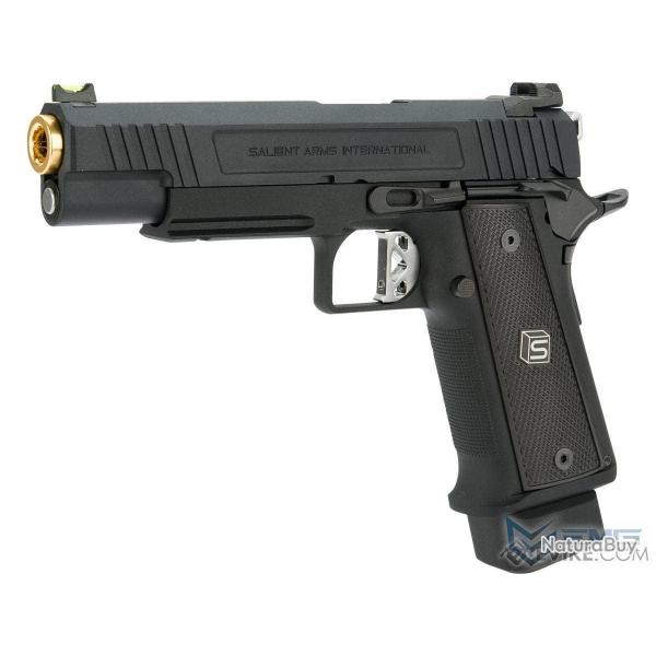 Salient Arms 2011 Hi-Capa 5.1 DS GBB - Version Full Auto / Noir - EMG/Armorer Works