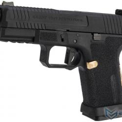 Salient Arms International BLU Compact GBB - Version Backstrap et Mag catch laiton / Noir & Bronze -