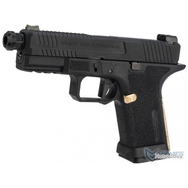 Salient Arms International BLU Compact GBB - Version Backstrap et Mag catch laiton / Noir & Bronze -