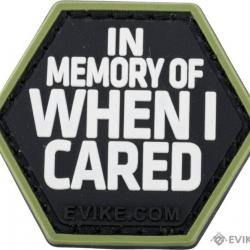 PVC "In Memory Of When I Cared" - Evike/Hex Patch