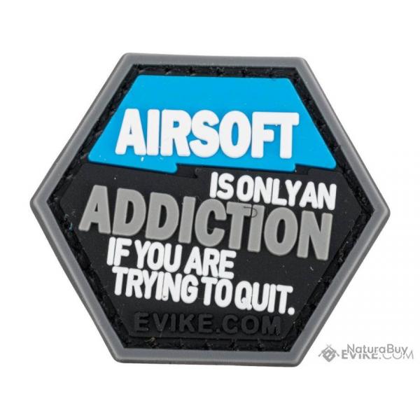 PVC "Airsoft Addiction" - Evike/Hex Patch