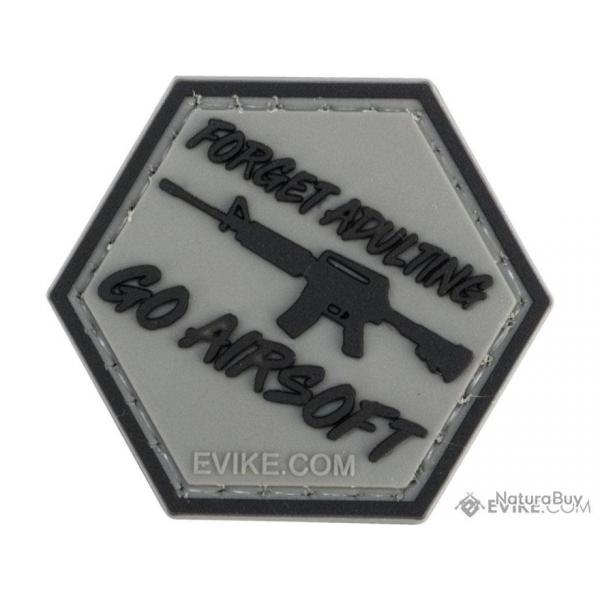 PVC "Forget Adulting Go Airsoft" - Evike/Hex Patch