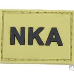 Patch PVC "NKA : No Known Addiction" - Tan - Matrix