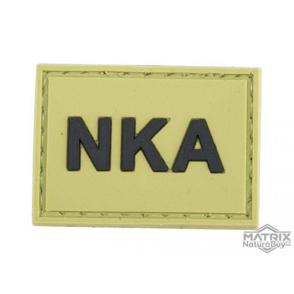 Patch PVC "NKA : No Known Addiction" - Tan - Matrix