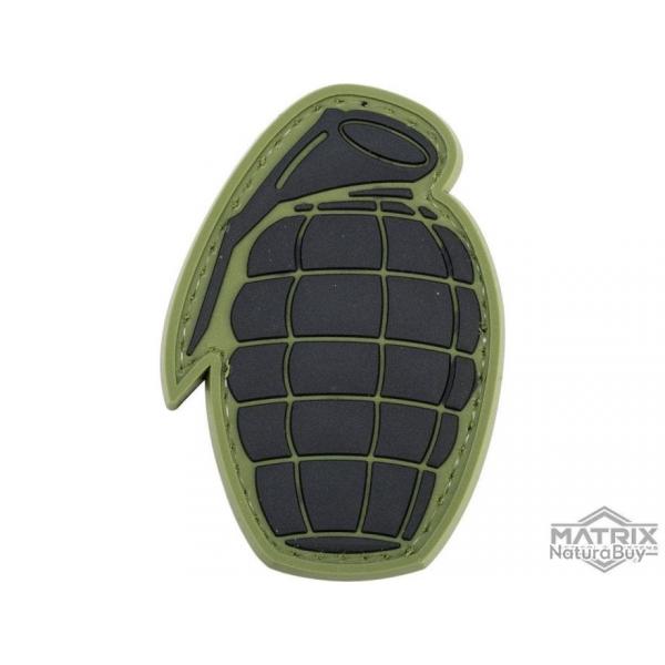 Patch PVC Grenade Frag - Olive Drab & Noir - Matrix