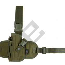 Holster de cuisse universel pour gaucher - Olive Drab - Invader Gear