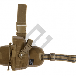 Holster de cuisse universel pour gaucher - Coyote Brown - Invader Gear