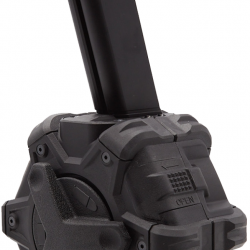 Chargeur gaz Drum 350 billes pour VX7 & VX9 GBB - Noir - AW Custom