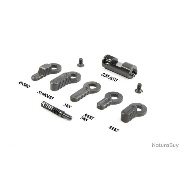 Battle Arms Development set de sélecteurs de tir BAD-ASS pour KWA/KSC LM4 GBBR - Noir - PTS