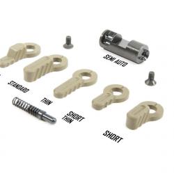 Battle Arms Development set de sélecteurs de tir BAD-ASS pour KWA/KSC LM4 GBBR - Dark Earth - PTS