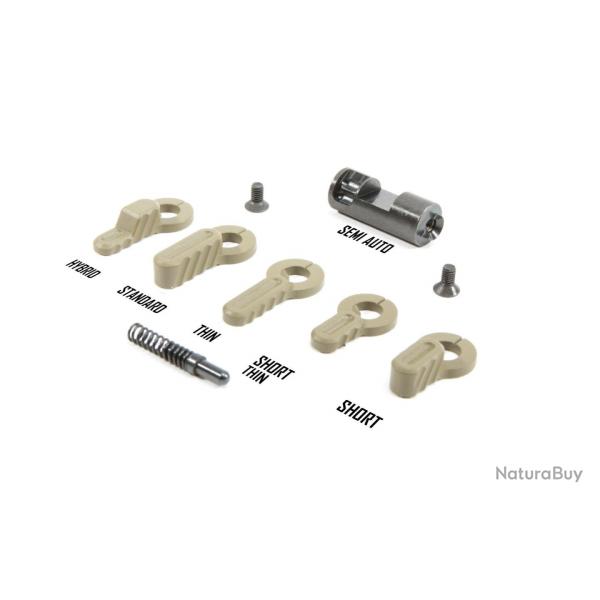 Battle Arms Development set de sélecteurs de tir BAD-ASS pour KWA/KSC LM4 GBBR - Dark Earth - PTS