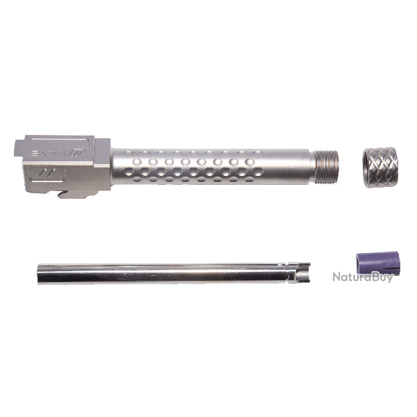 ZEV Technologies set canon externe filet pour G17 Marui GBB - Argent - PTS