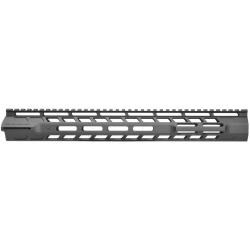 Garde-main Phantom 5.0 15" M-LOK pour M4 AEG - Aluminium / Noir - APS