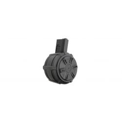 Chargeur Drum automatique 2300 BBs pour M4 AEG - Noir - G&G