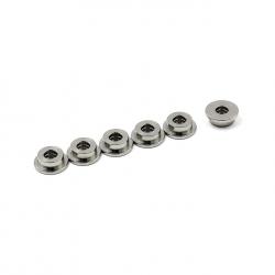 Set de 6 Bushings 6mm pour AEG - Version Double Oil Tank / Acier - Modify