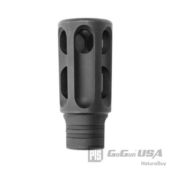 Cache-flamme GoGun SuperComp No Talon - 14mm CW / Aluminium / Noir - PTS