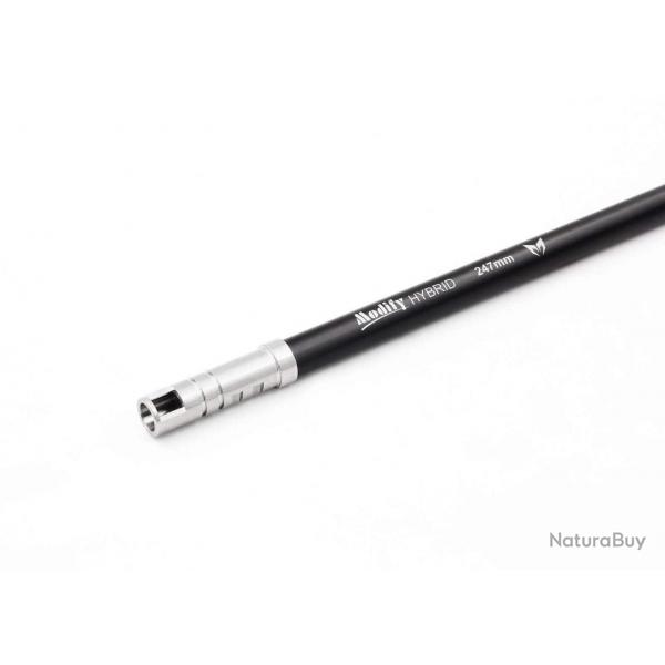 Canon de prcision Hybrid pour AEG - 6.01x247mm / Aluminium - Modify