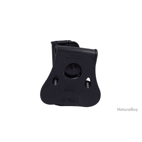 Retention Paddle Holster Level 2 pour Glock 19/23/25/28/32 - Droitier / Noir - IMI Defense