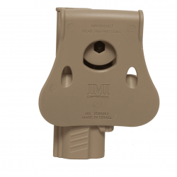 Polymer Retention Paddle Holster pour PT1911 & PT1911 avec rail - Droitier / Tan - IMI Defense