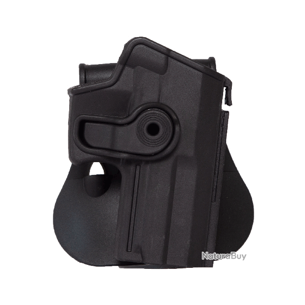 Polymer Retention Paddle Holster pour USP Compact 9mm/.40 S&W - Droitier / Noir - IMI Defense