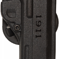 One Piece Paddle Holster pour pistolets 1911 .45 ACP Commander - Droitier / Noir - IMI Defense