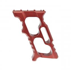 Poignée type MiniVert pour KeyMod & M-LOK - Rouge - JJ Airsoft