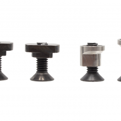 Poignée type MiniVert pour KeyMod & M-LOK - Silver - JJ Airsoft