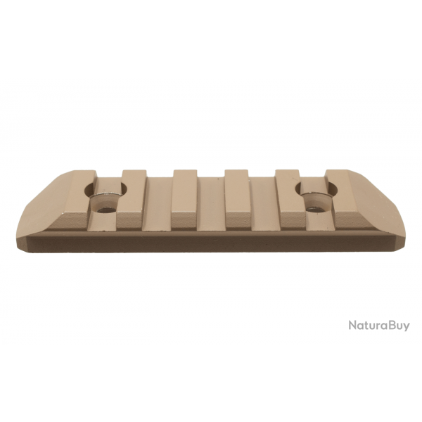 Rail Picatinny 5 slots pour KeyMod (JA-2033-TAN) - Tan - JJ Airsoft