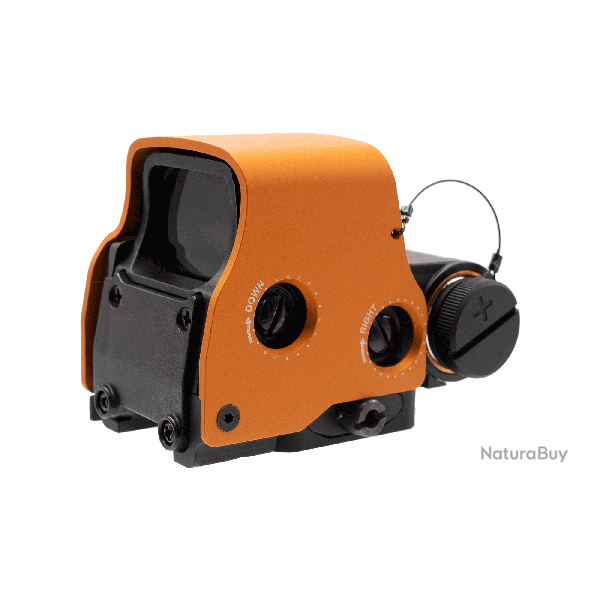 Viseur red dot holo type XPS 3-2 avec rticule vert (JA-5063-OR) - Orange - JJ Airsoft