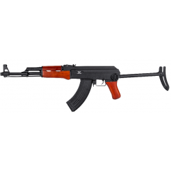 AK-47S AEG - Noir & Bois véritable - Jing Gong