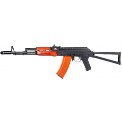 AKS-74 EBB AEG - Noir & Bois véritable - Jing Gong