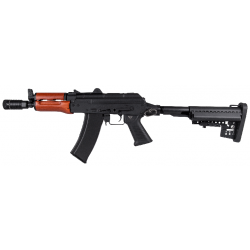 AKS-74UN Custom EBB AEG - Noir & Bois véritable - Jing Gong