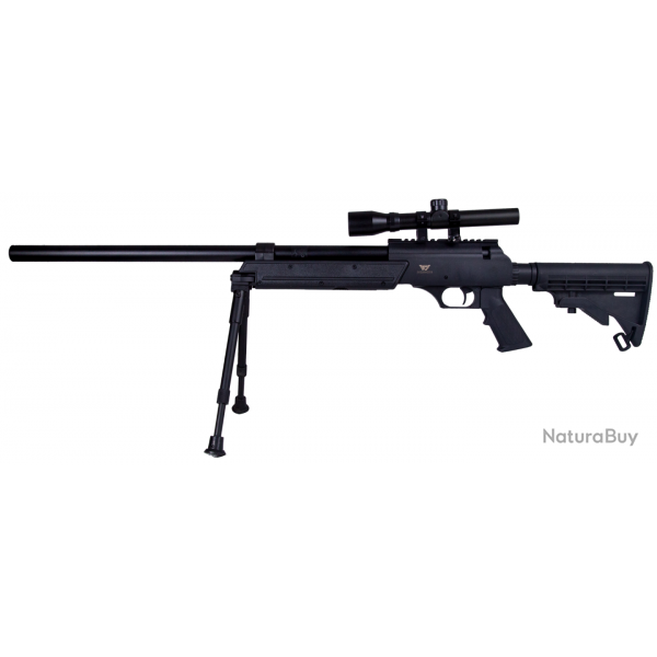 Fusil de Sniper SR-378SD (SR2) avec lunette & bipied Spring - Jing Gong